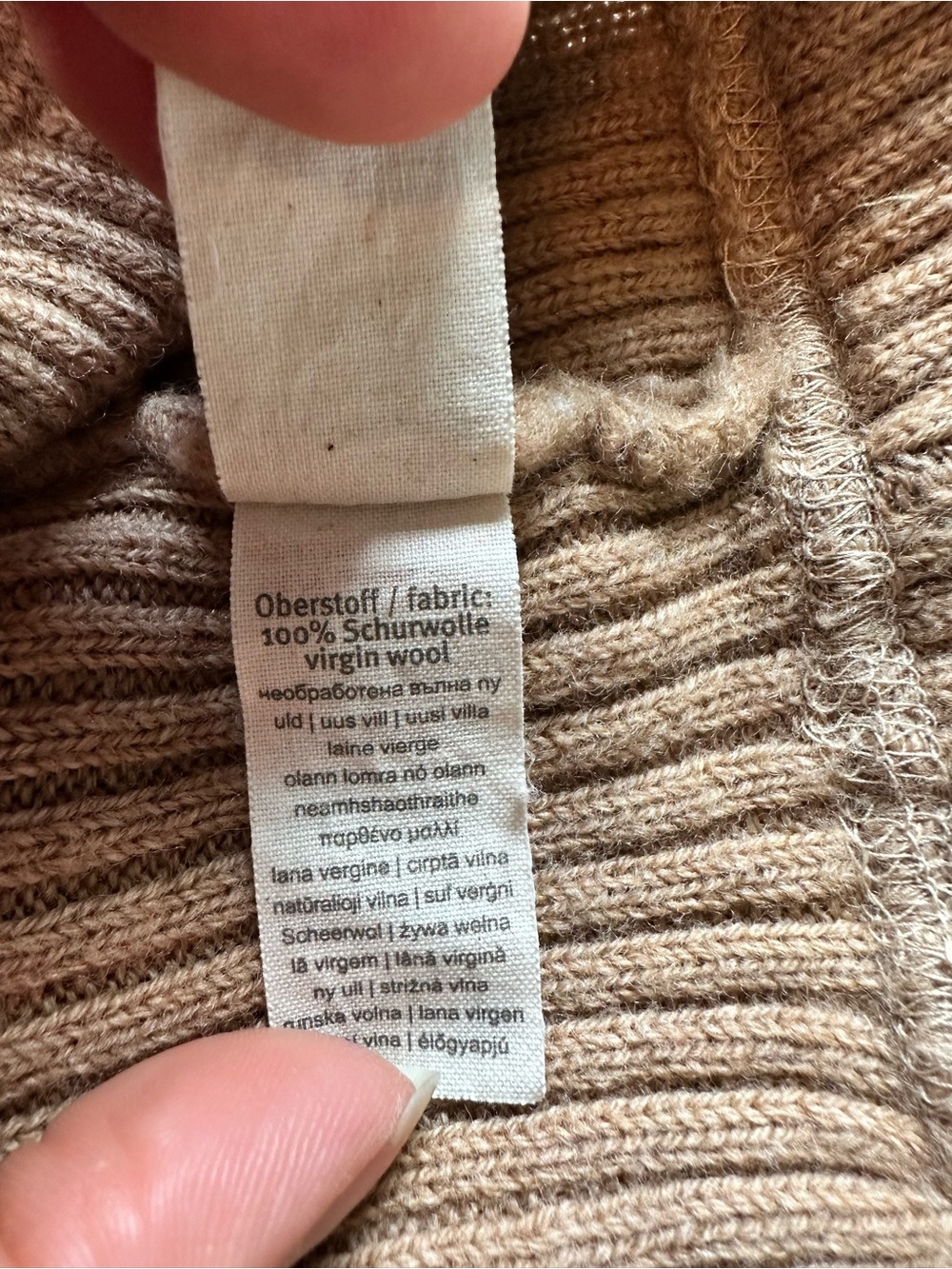 Disana heavy knit 100% virgin wool pants - Picture 3 of 4